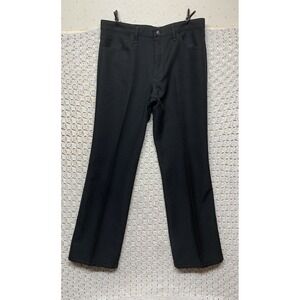 Wrangler Wrancher Dress‎ Pants Men 36x31 Black Boot Western Slack Wrinkle Resist